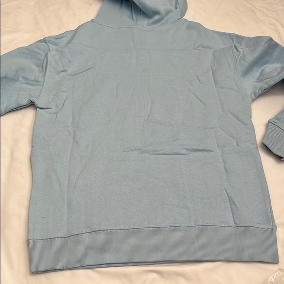 Blue Joggers with Elastic Waistband and Cuffed Ankles - Picture 5 of 11